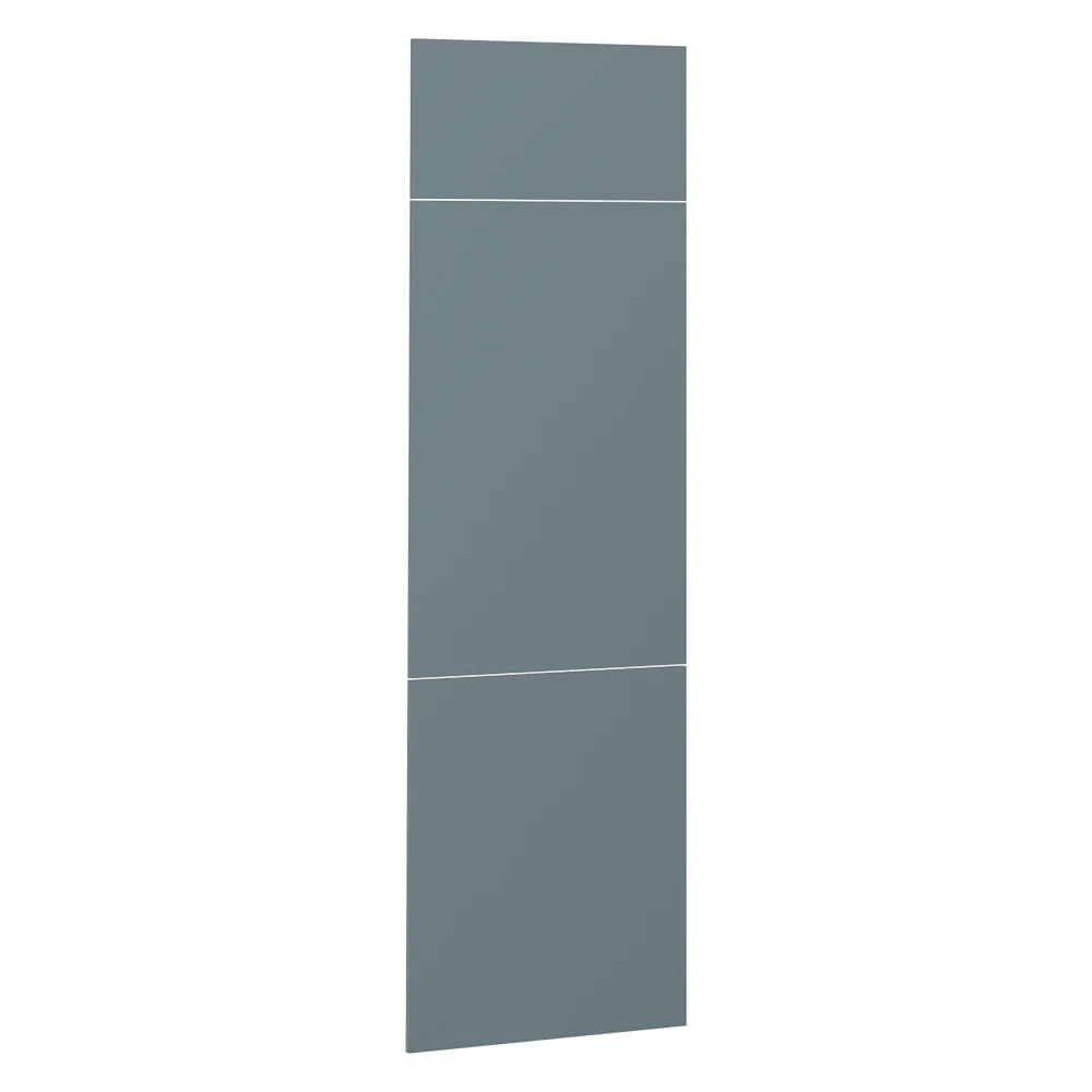 Keukenfront in Blauw-grijs on white background