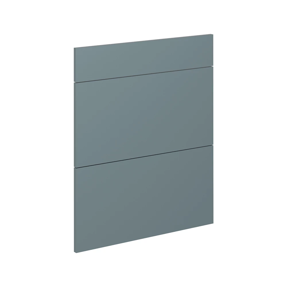 Keukenfront in Blauw-grijs on white background