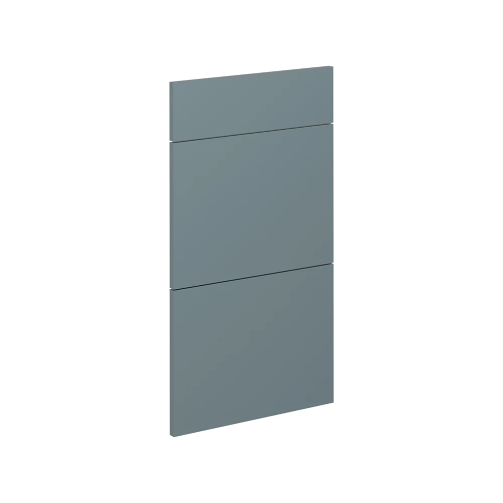 Keukenfront in Blauw-grijs on white background