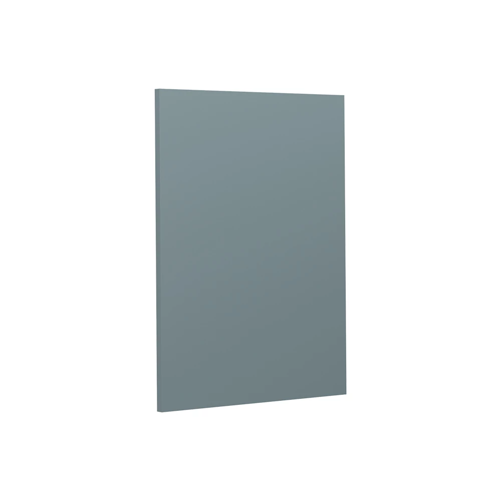 Frontale cucina in Grigio-blu on white background