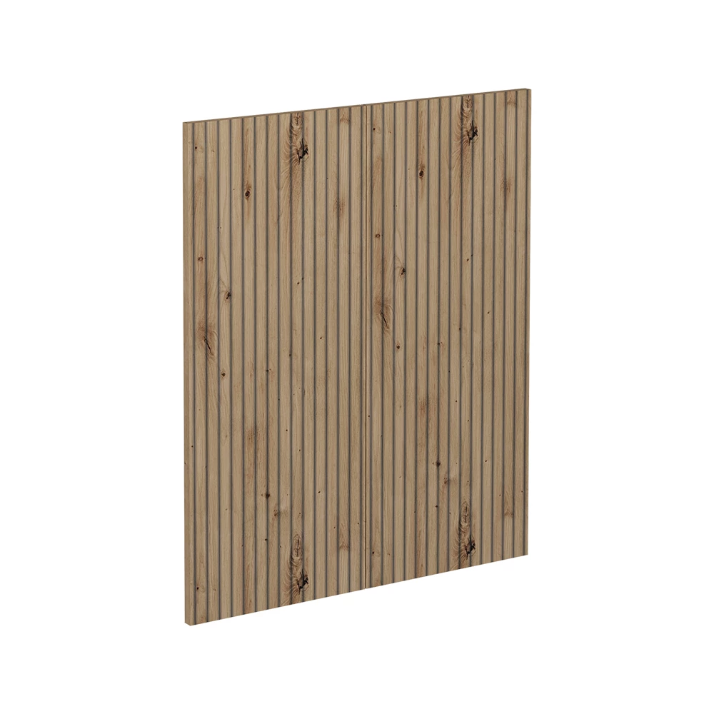 Keukenfront in Artisanaal eiken on white background