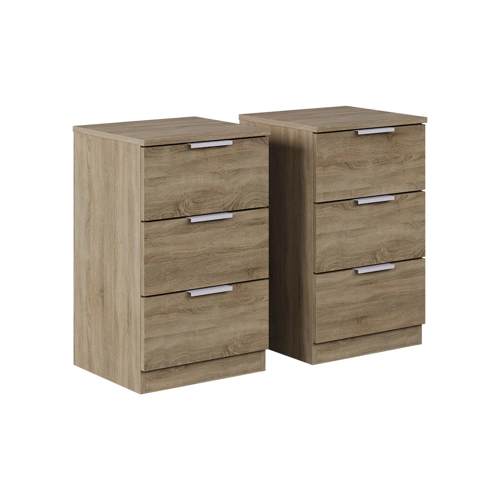 Table de nuit en Sonoma sur fond blanc