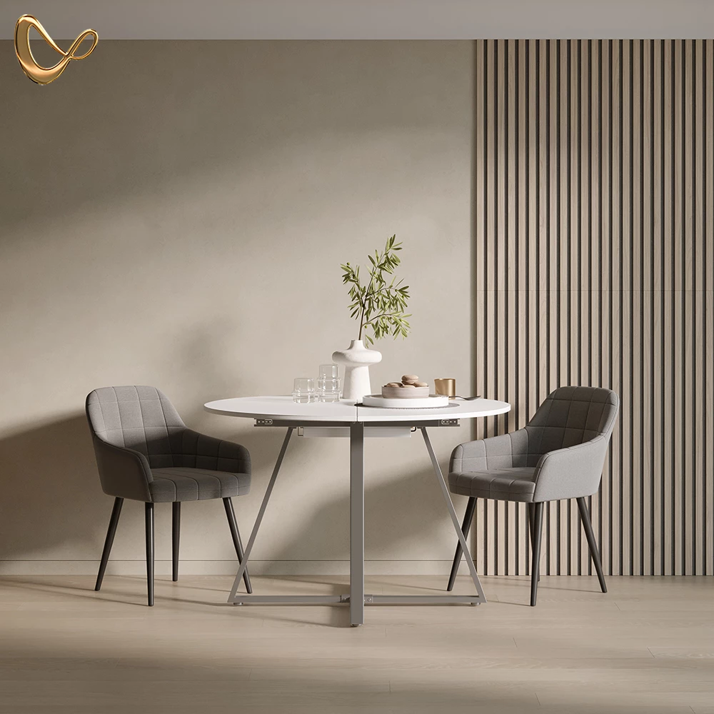 Wandpaneele in Braun, dargestellt im Ambiente und auf weißem Hintergrund