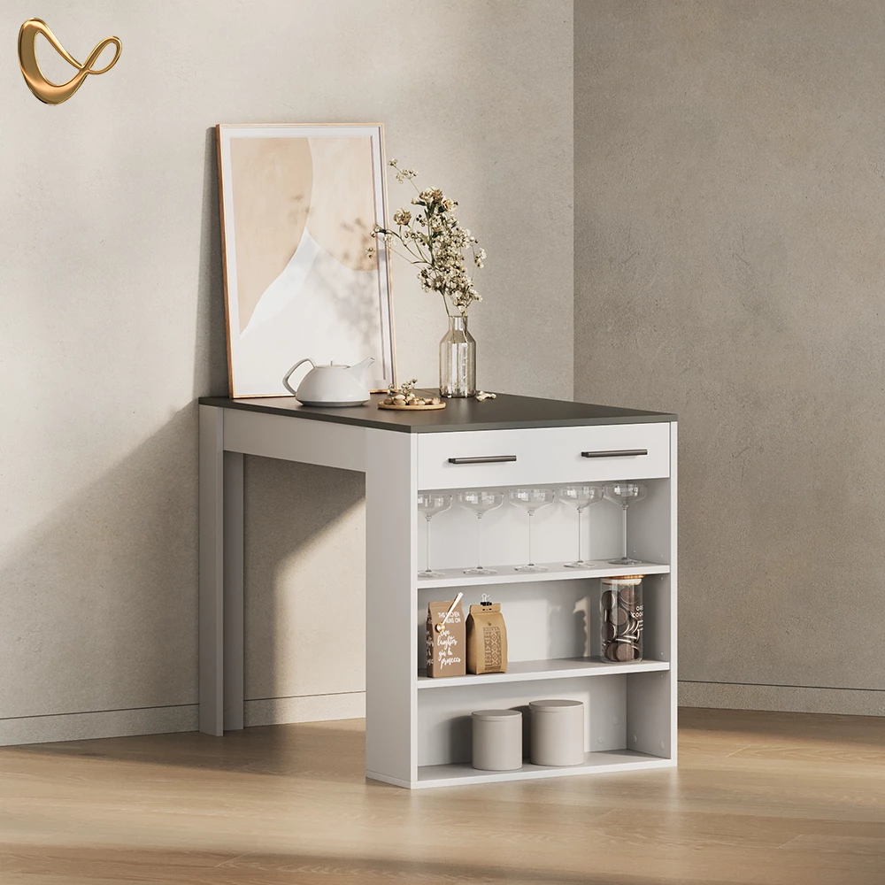 Esstisch  Regusa Anthrazit/Weiß 67 x 100 cm livinity®