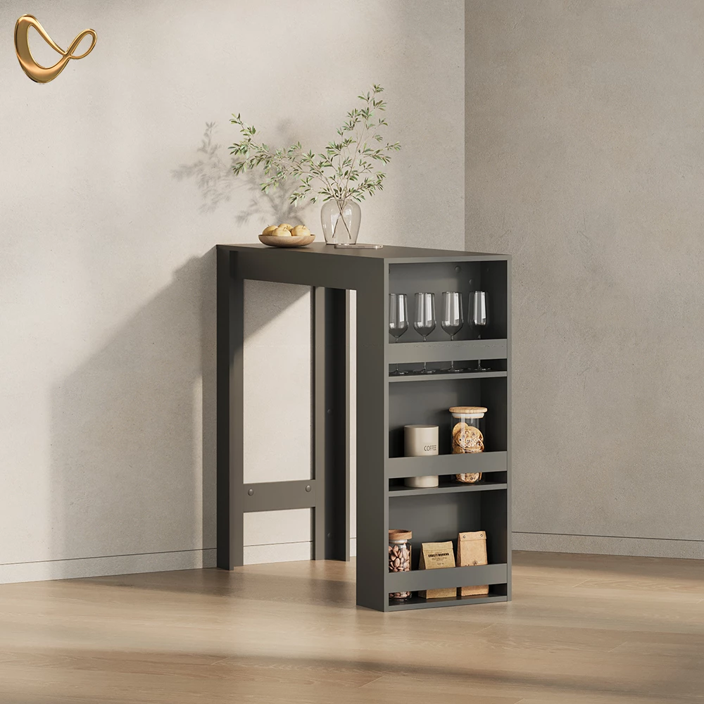 Bartisch Regusa Anthrazit 45 x 110 cm livinity®