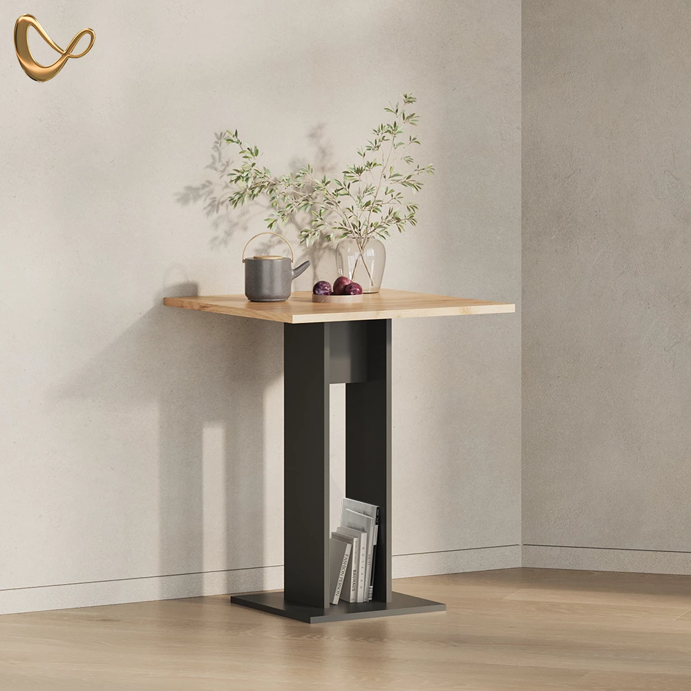 Esstisch  Regusa Anthrazit 65 x 78 cm livinity®