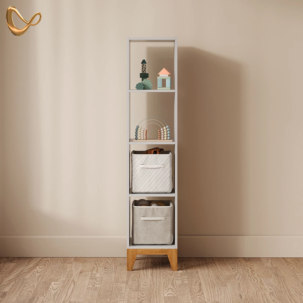 Kinderregal Mailo Weiß/Artisan 35.2 x 159.5 cm mit Sitzbank livinity®