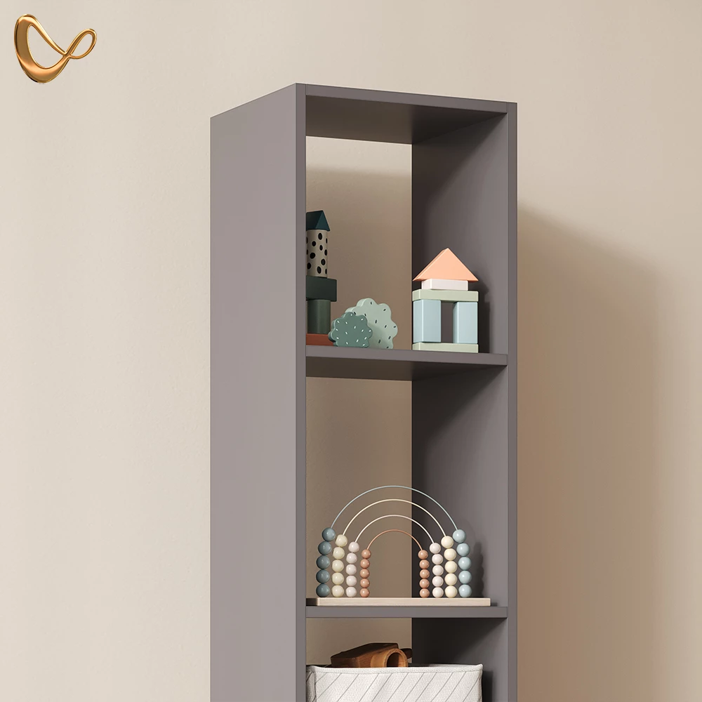 Kinderregal Mailo Grau/Artisan 35.2 x 159.5 cm livinity®