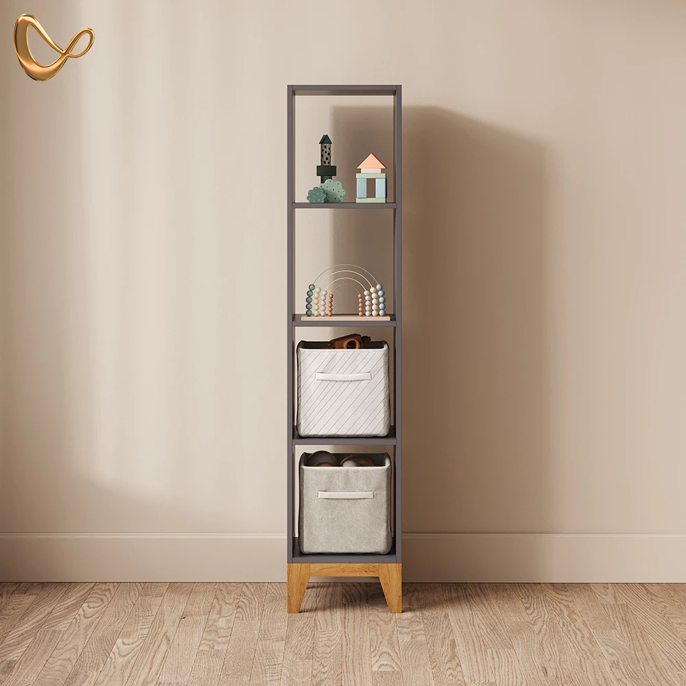 Kinderregal Mailo Grau/Artisan 35.2 x 159.5 cm livinity®