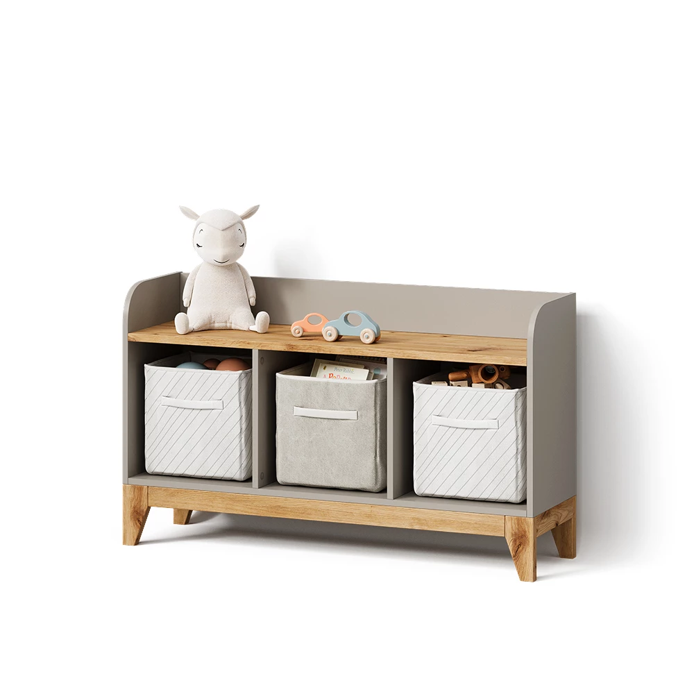 Kindersitzbank Mailo Cashmere/Artisan 107.2 x 63.8 cm XL mit 3 Schubladen livinity®