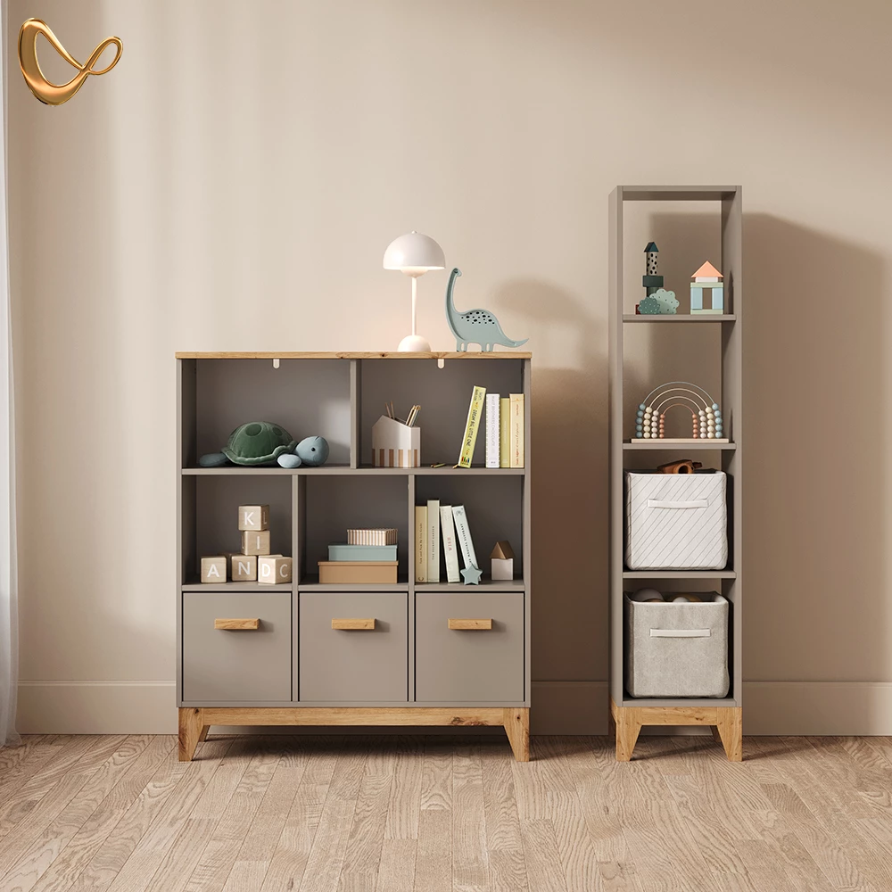 Kinderregal Mailo Cashmere/Artisan 98.4 x 113.4 cm livinity®