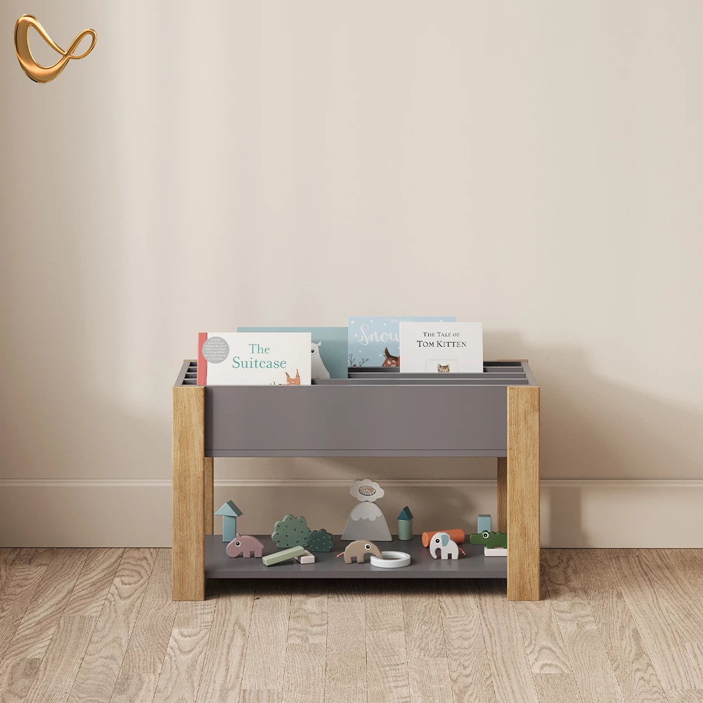 Kinderregal Mailo Grau/Artisan 80 x 46 cm livinity®