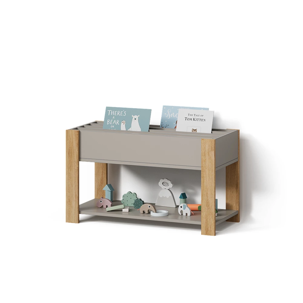 Kinderregal in Cashmere/Artisan auf weißem Hintergrund