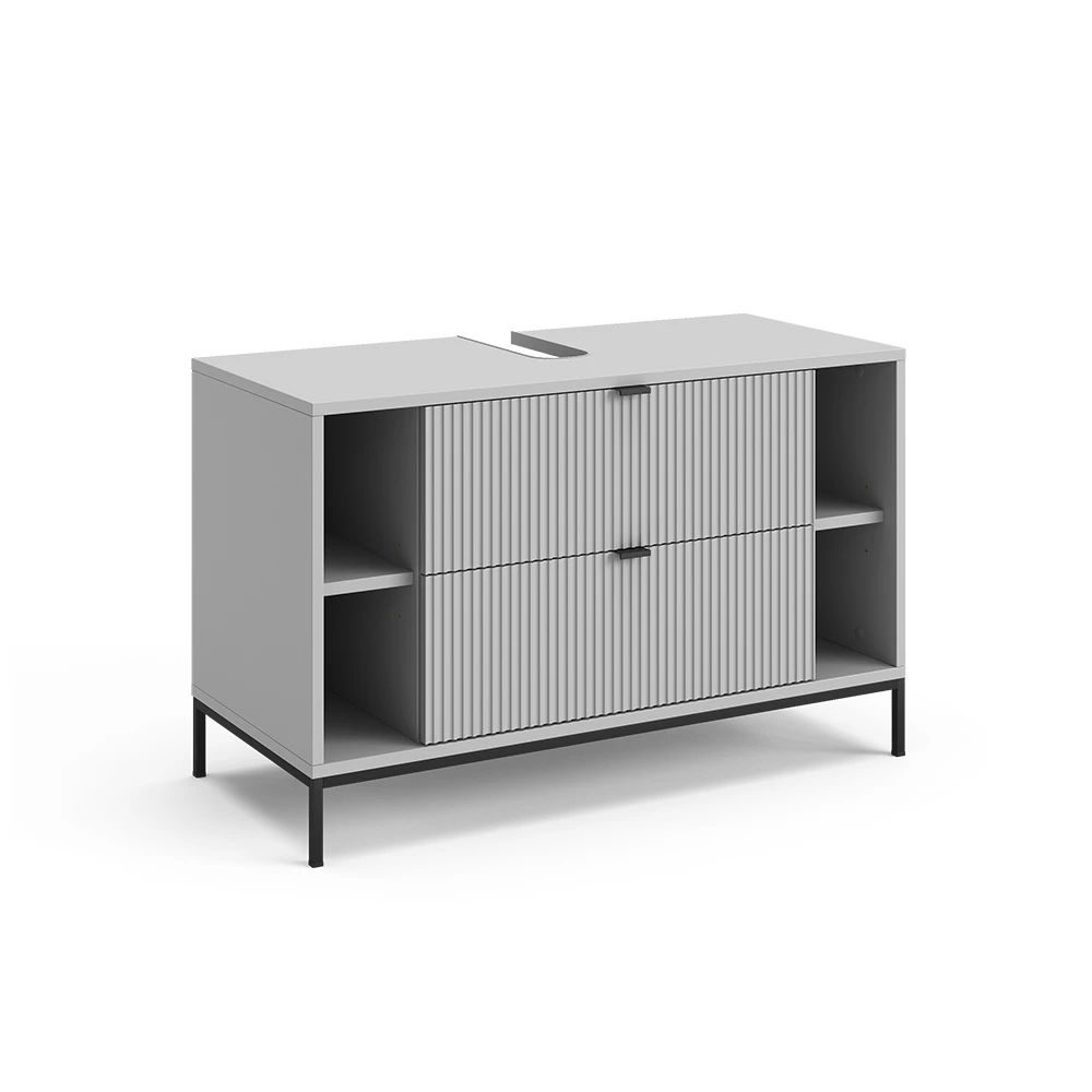Diskbänksskåp in Grå on white background