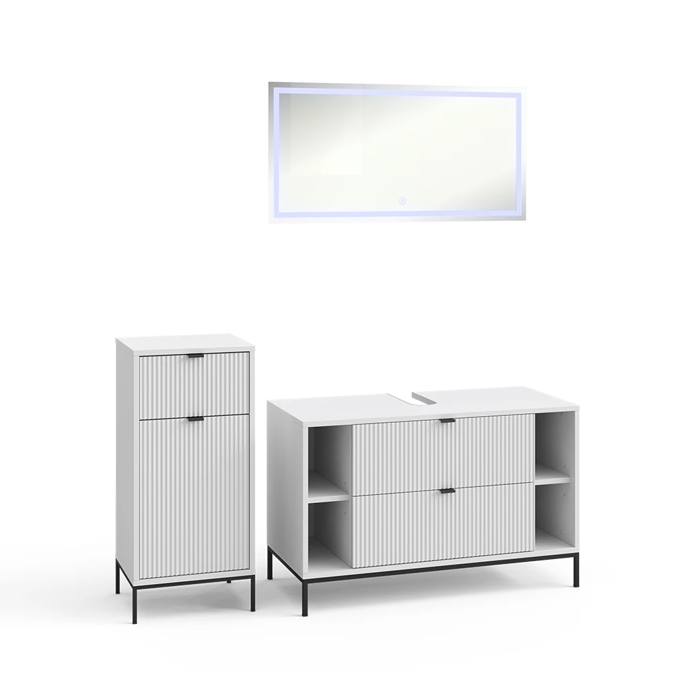 Badkamermeubelset in Wit on white background
