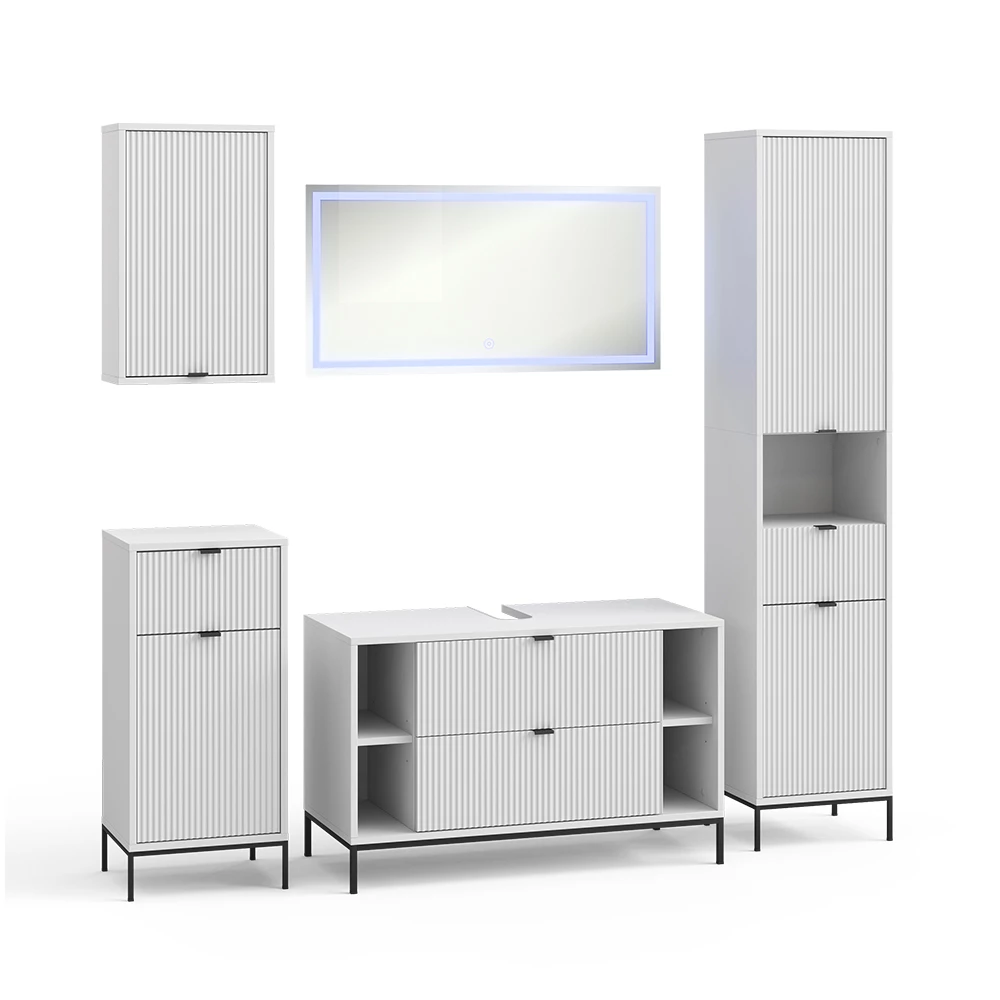 Badkamermeubelset in Wit on white background