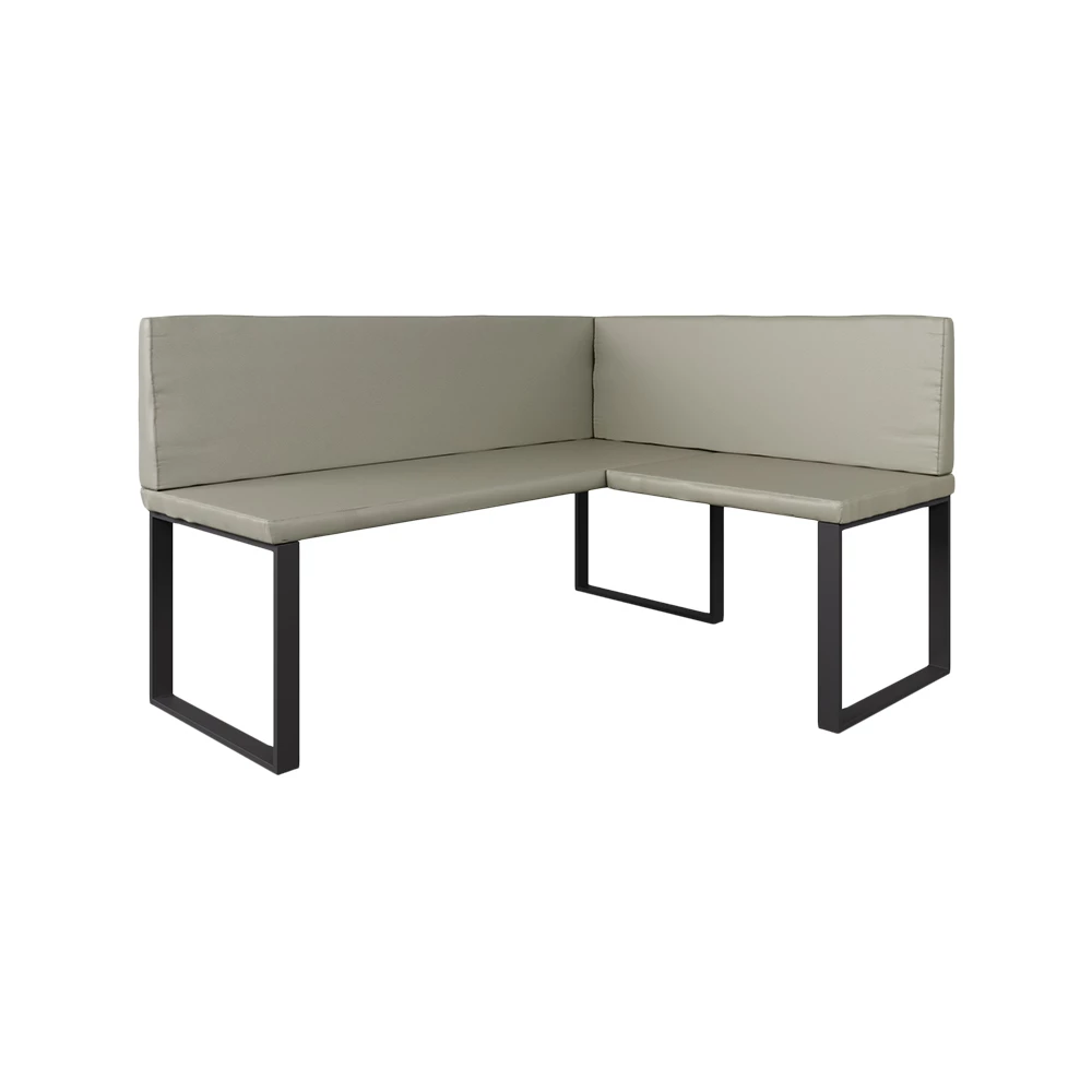 Banc d'angle en Cachemire sur fond blanc