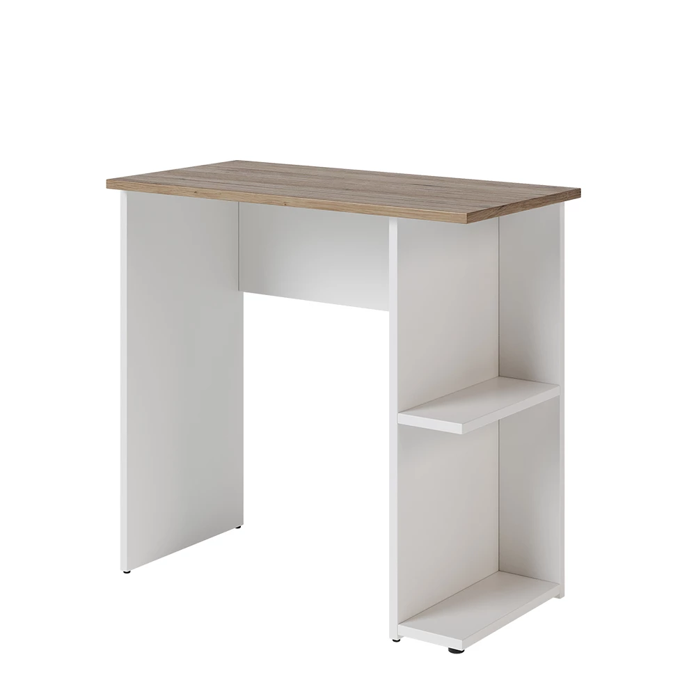 Bureau in Wit/Kunstnijverheid on white background