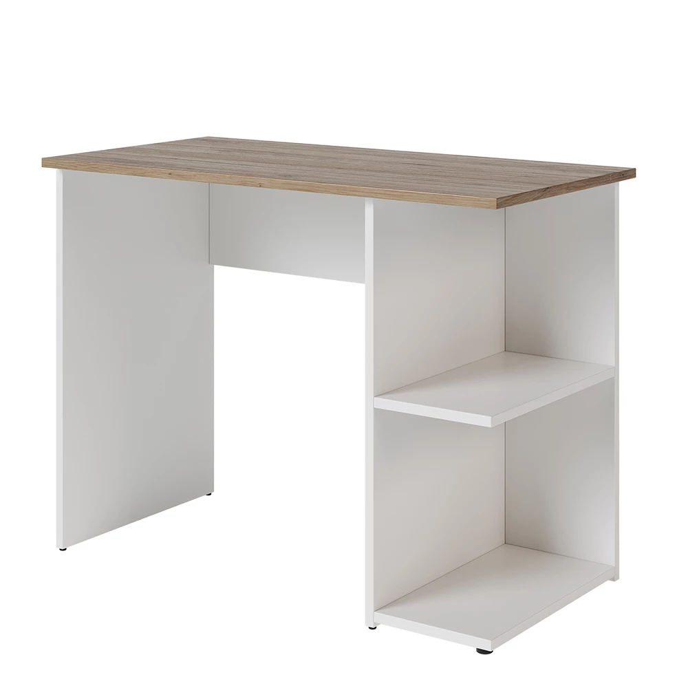 Bureau in Wit/Kunstnijverheid on white background