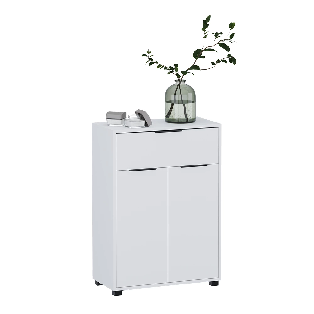 Badkamerkast in Wit on white background with decorative elements