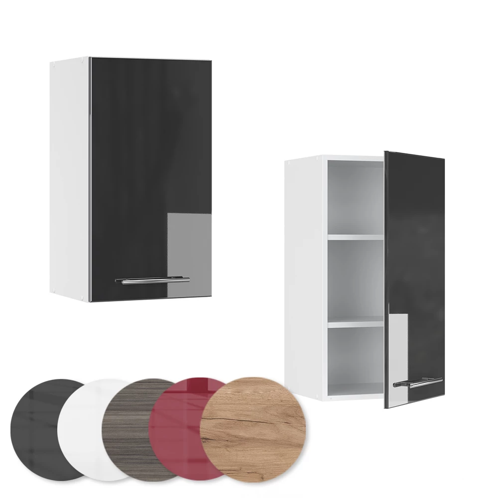 Hängeschrank Fame-Line Anthrazit Hochglanz 40 cm livinity®