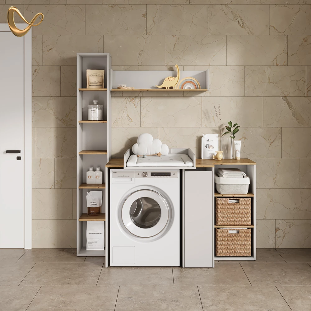 Wandregal Paolina Weiß/Artisan 93.4 x 20 cm livinity®