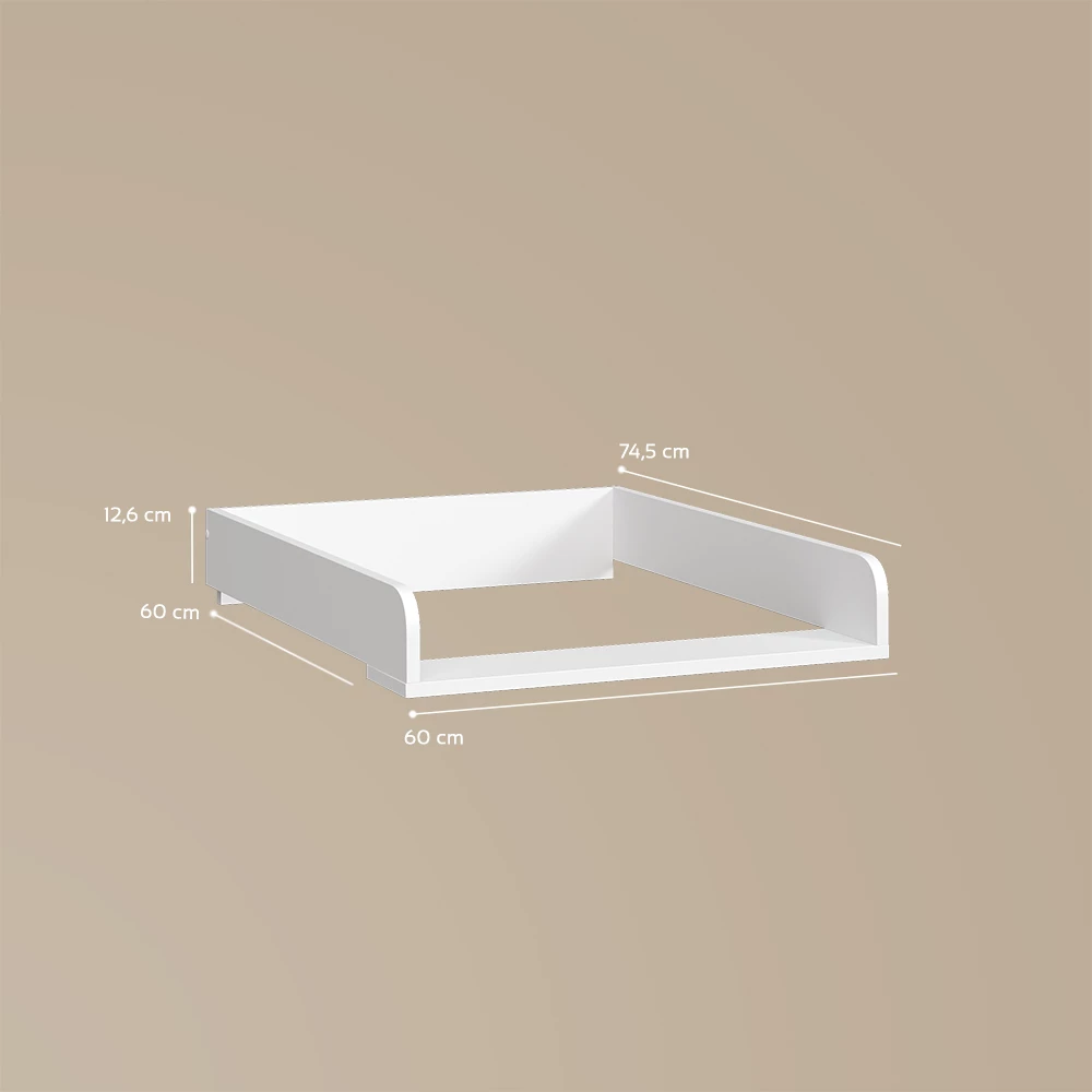 Wickelaufsatz Paolina Weiß livinity®