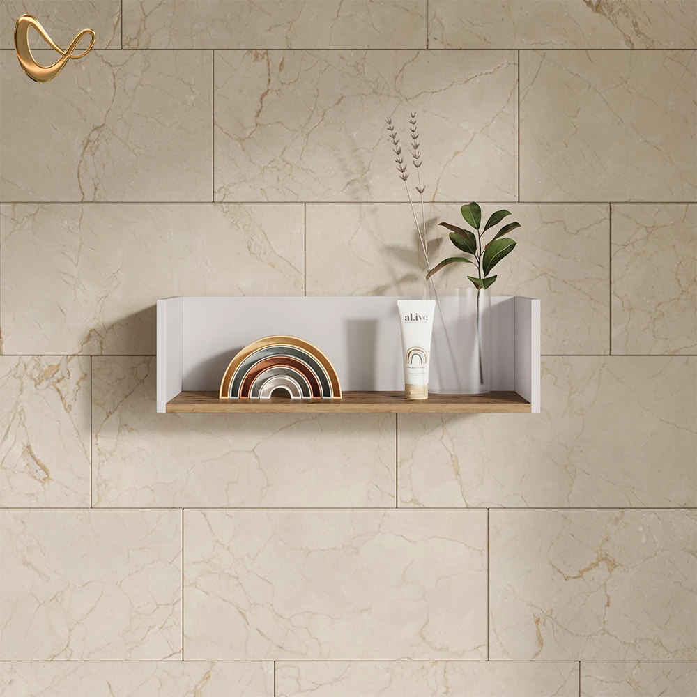 Wandregal Paolina Weiß/Artisan 67.8 x 20 cm livinity®