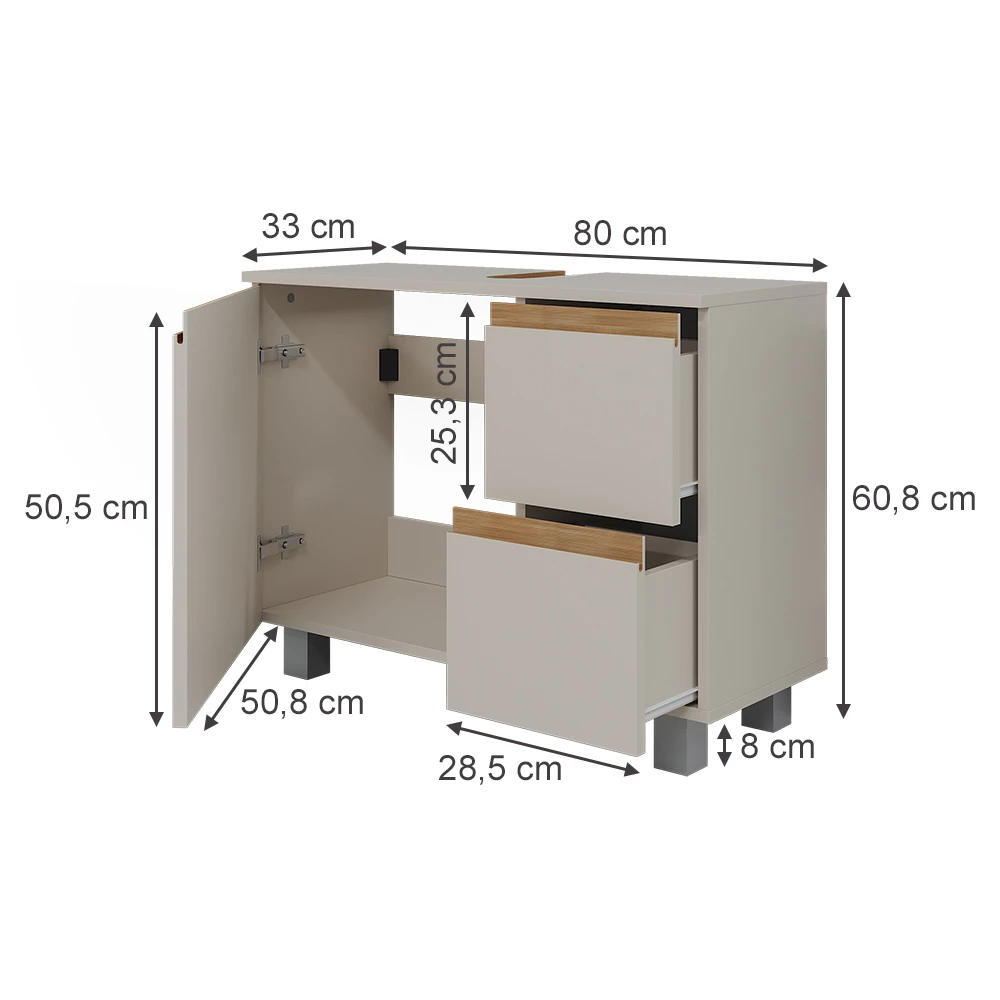 Spodnja omarica za umivalnik v Kašmir/umetniška dela na belem ozadju