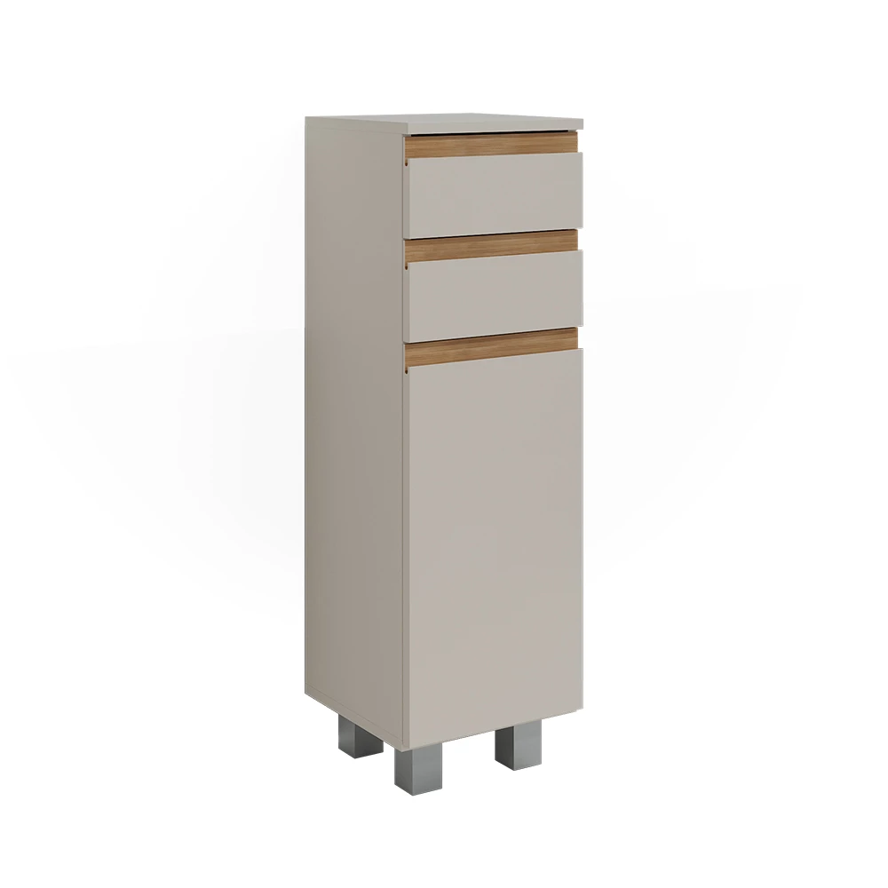 Halfhoge kast in Kasjmier/Artisan on white background