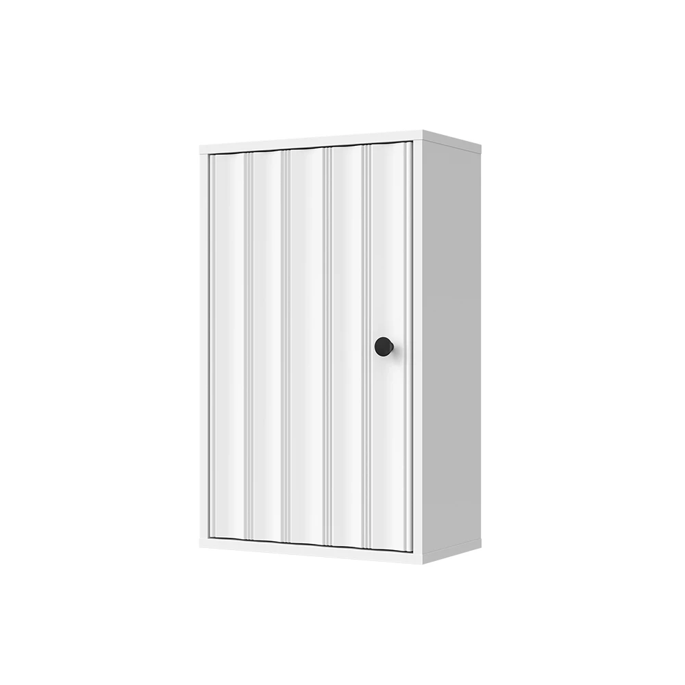 Armoire murale en Blanc sur fond blanc