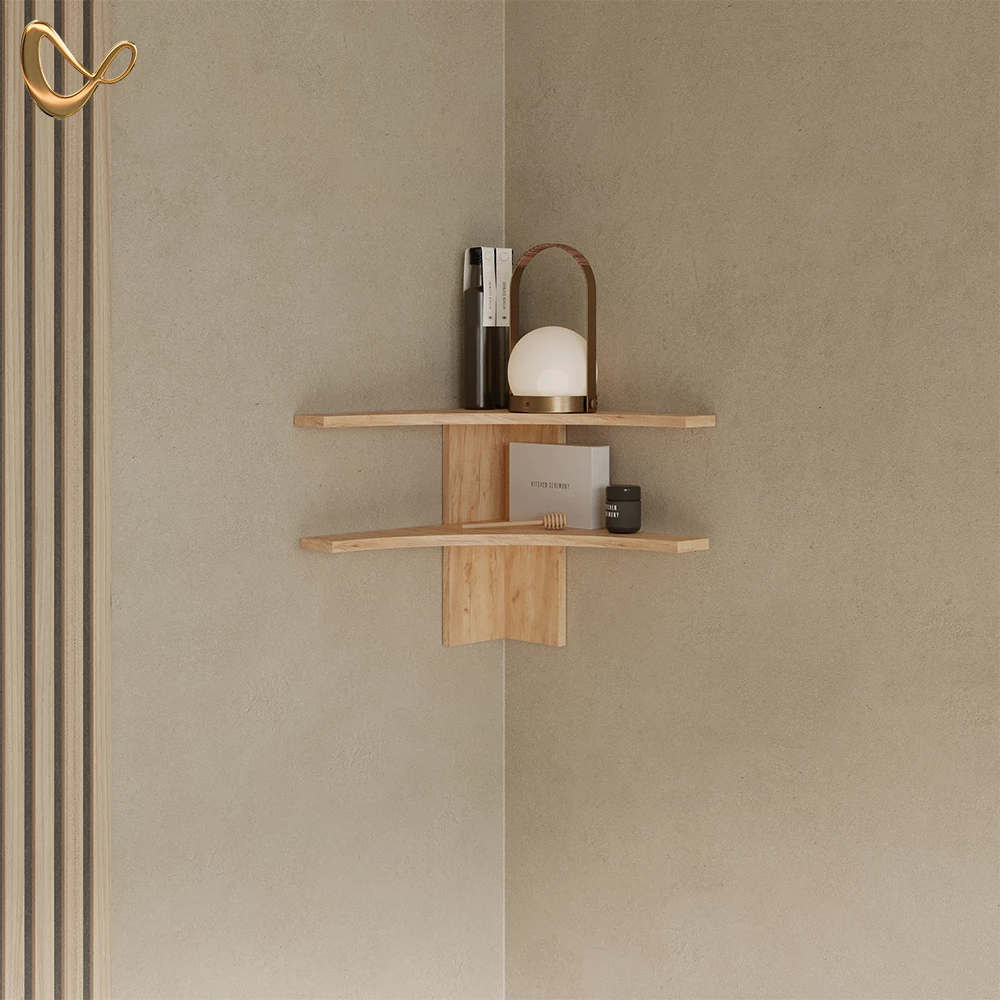 Eckregal Tiberio Sandeiche 43.5 x 37 cm livinity®