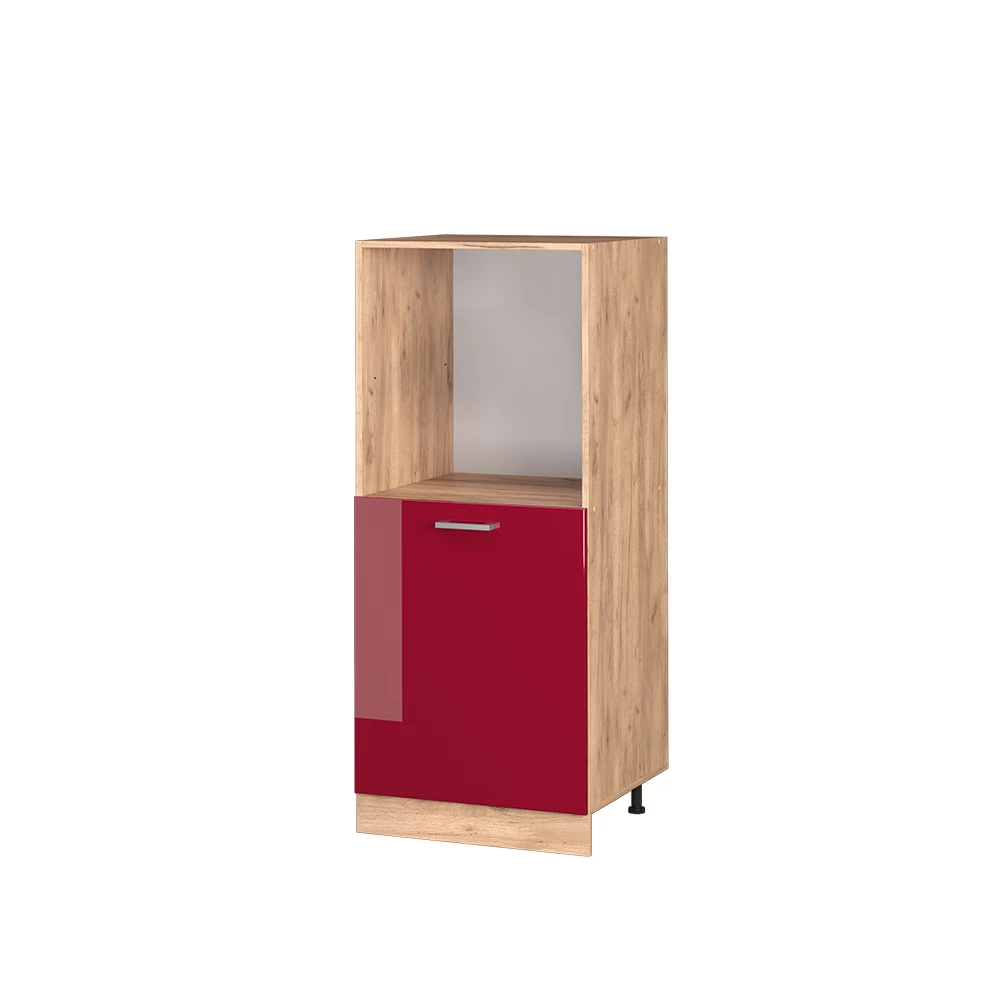 Herdumbauschrank R-Line Rot Hochglanz 60 cm livinity®