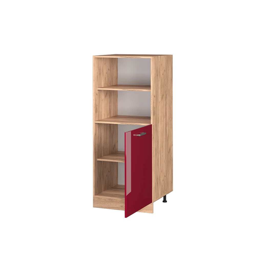 Herdumbauschrank R-Line Rot Hochglanz 60 cm livinity®