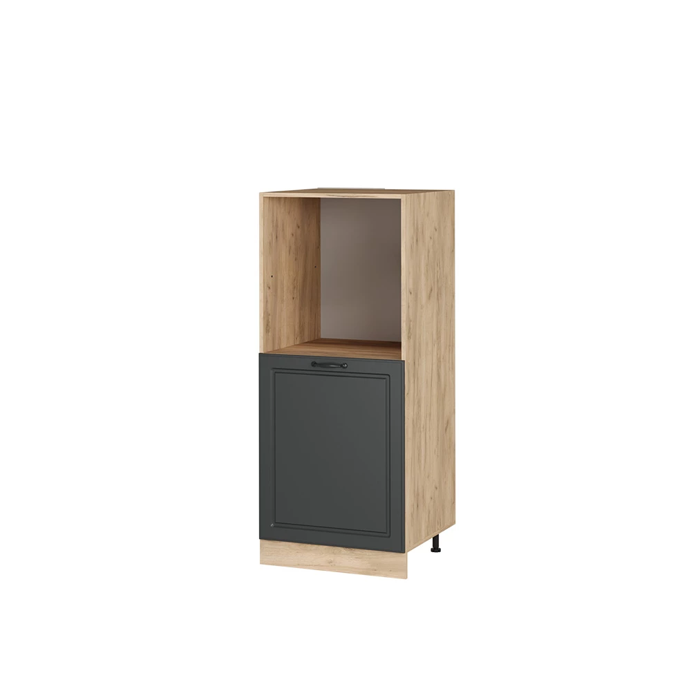 Meuble pour four en Anthracite campagne sur fond blanc
