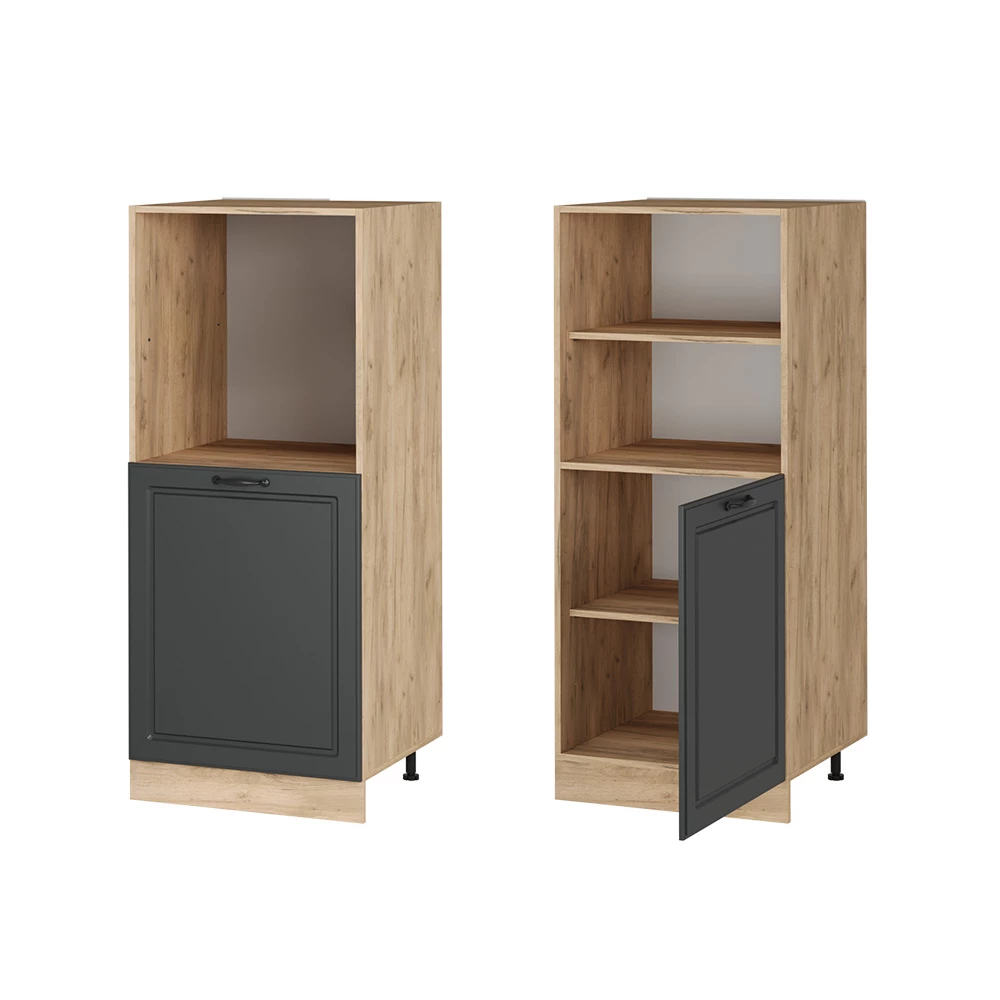 Meuble pour four R-Line Anthracite campagne 60cm Vicco