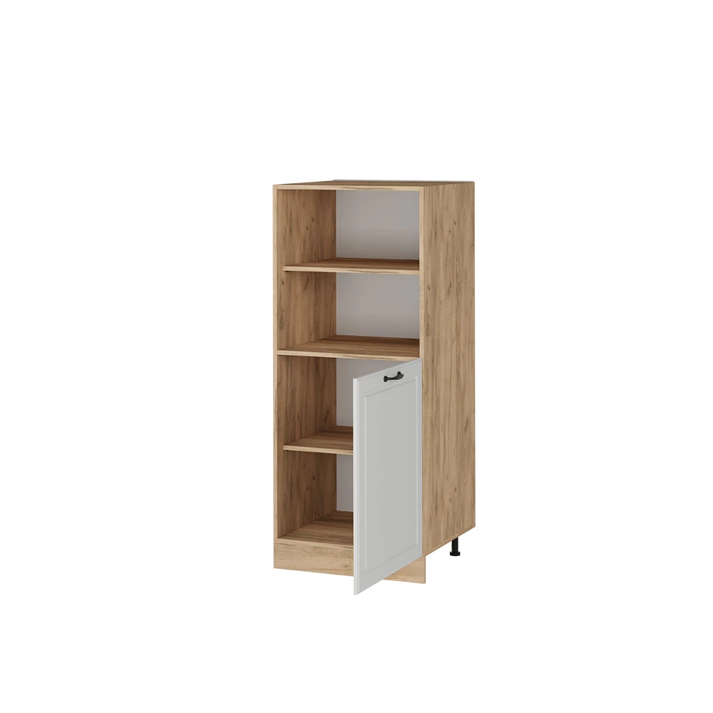Mobile per forno da incasso in Bianco casa di campagna on white background with decorative elements