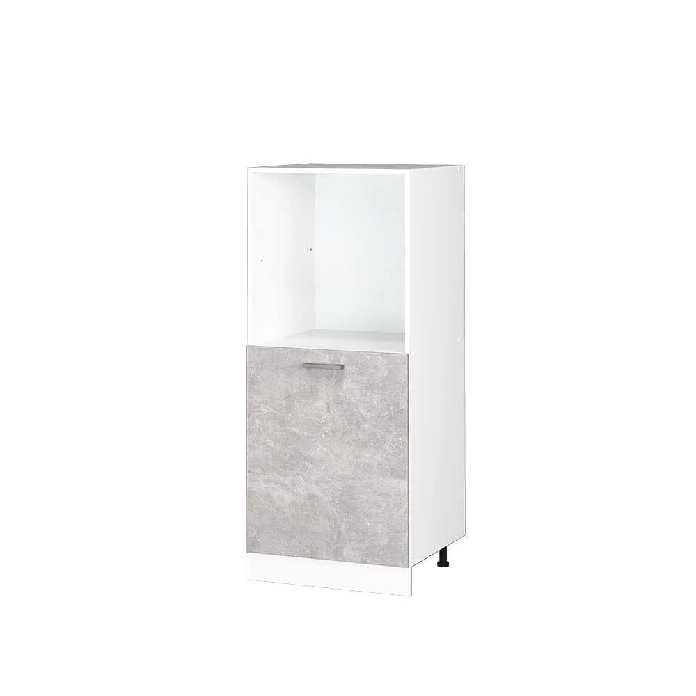 Mobile per forno da incasso in Calcestruzzo on white background