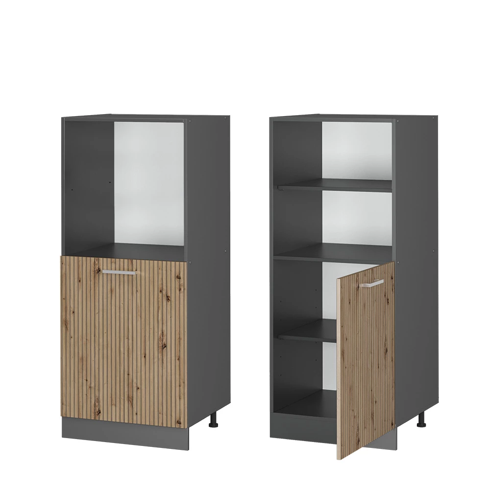 Herdumbauschrank R-Line Artisan-Eiche 60 cm livinity®