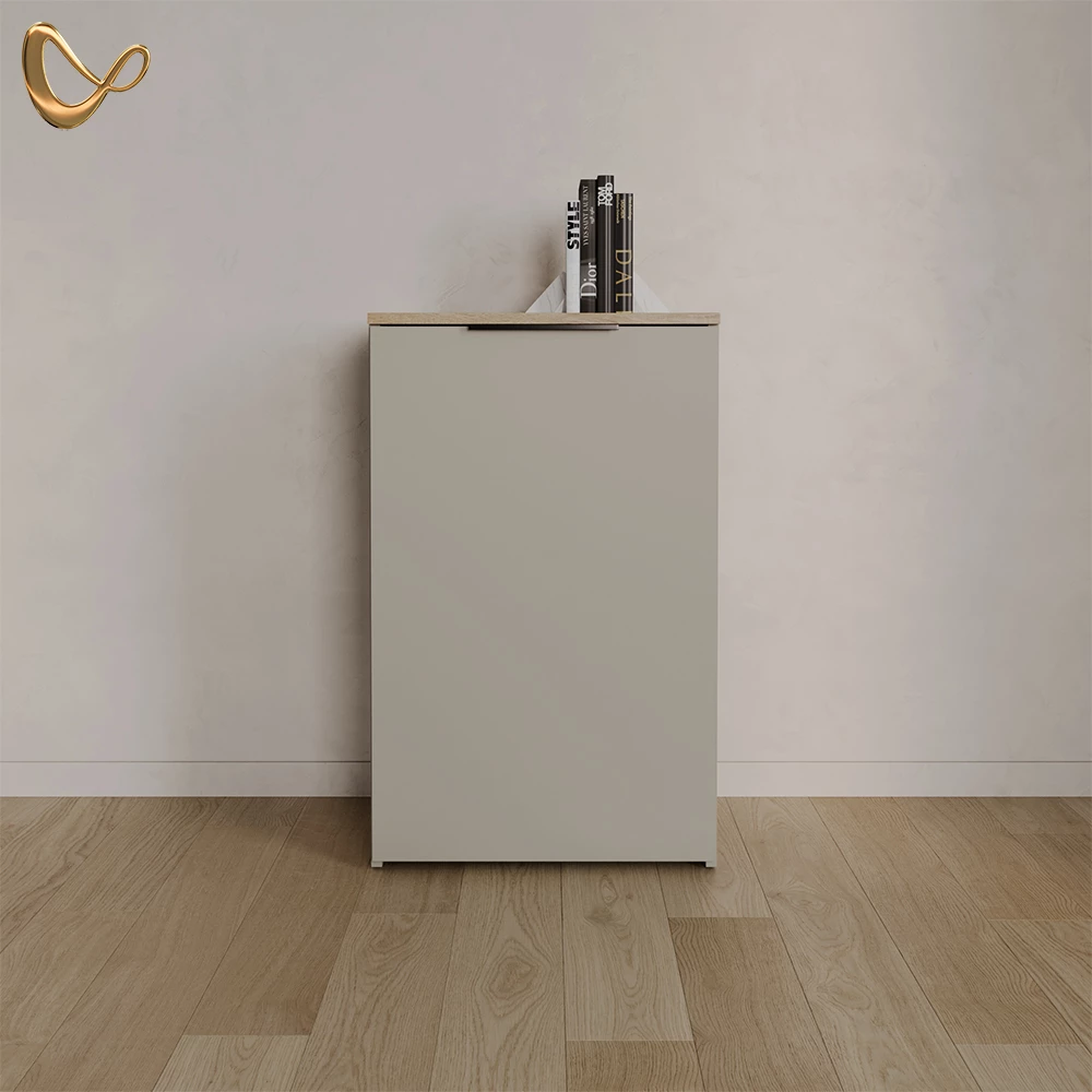 Kommode Piave Greige mit Regal livinity®