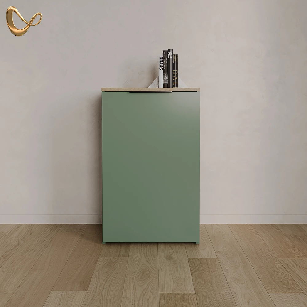 Kommode Piave Grün mit Regal livinity®