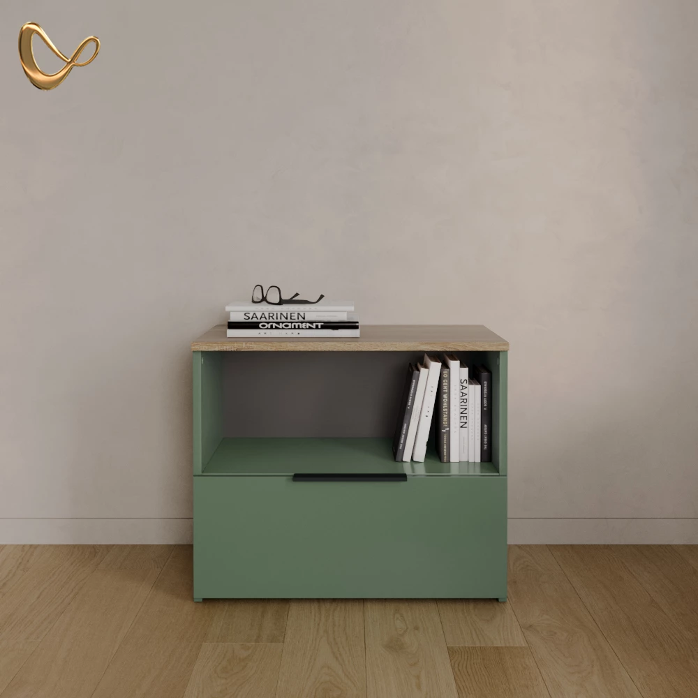 Kommode Piave Grün mit klappe livinity®