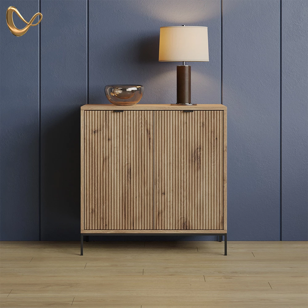 Kommode  Aterno Viking Oak mit 2 Türen livinity®
