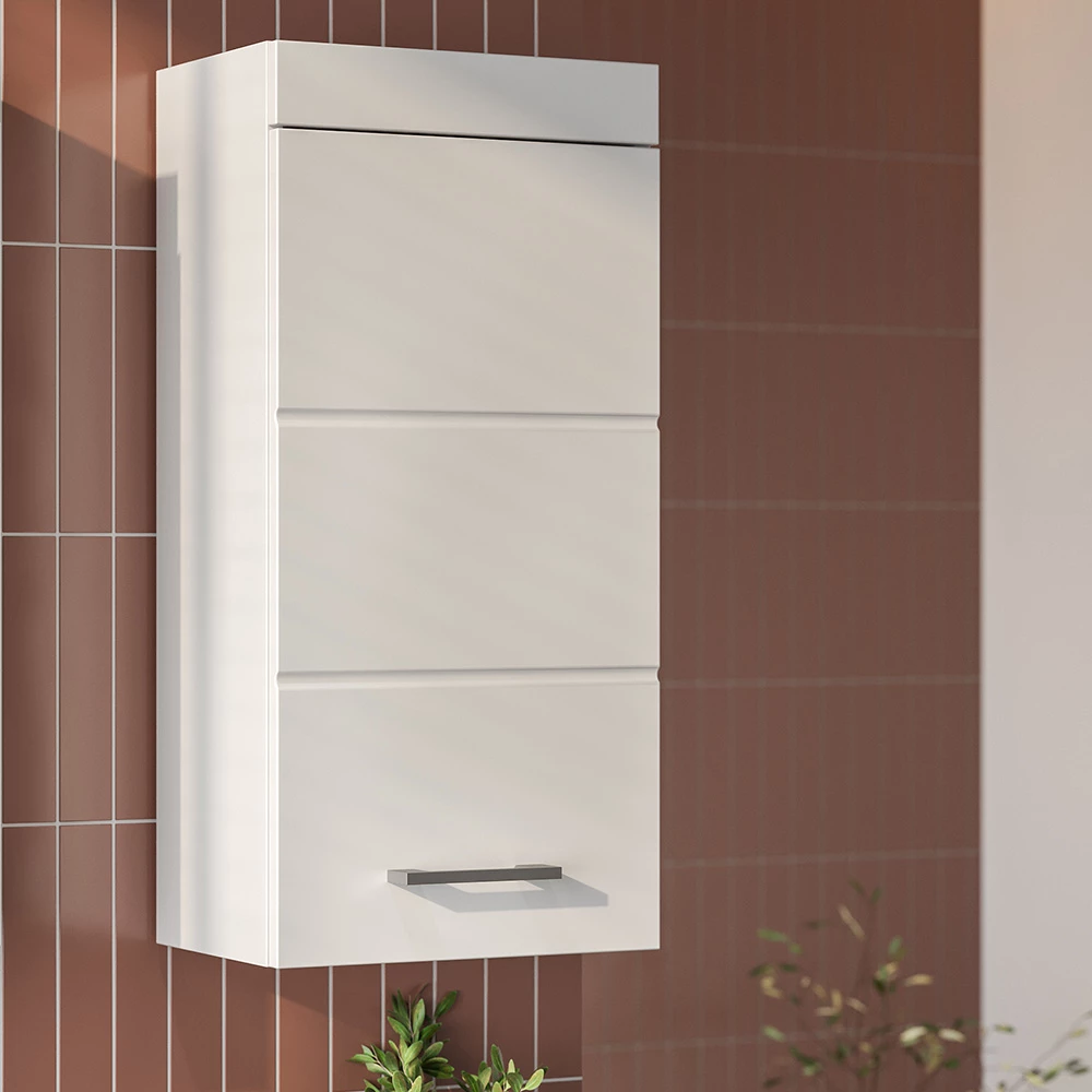 Close-up of Mobile bagno in Bianco, showing texture/details