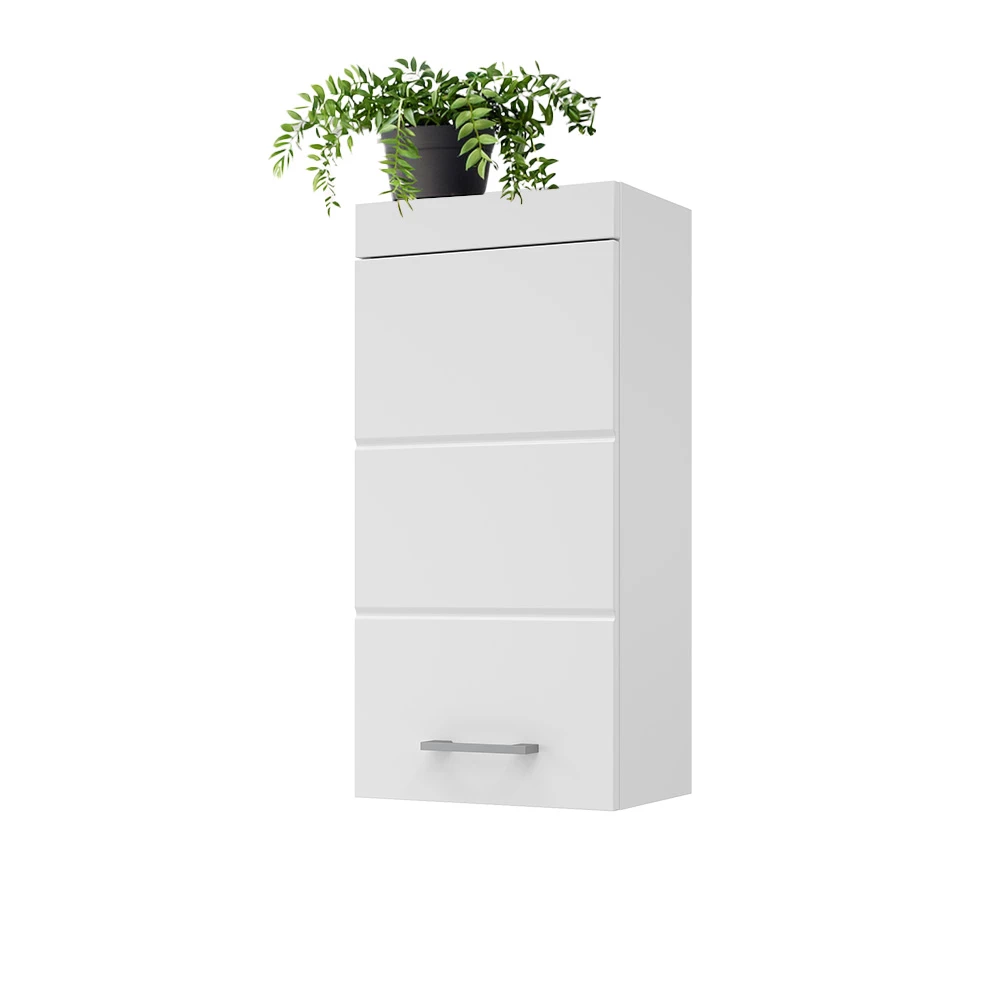 Mobile bagno in Bianco on white background with decorative elements