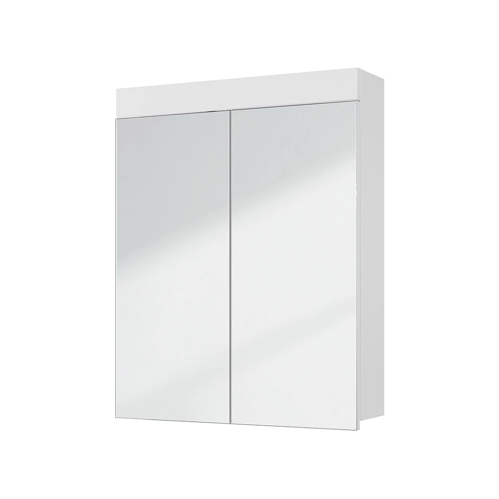 Armoire de toilette en Blanc sur fond blanc