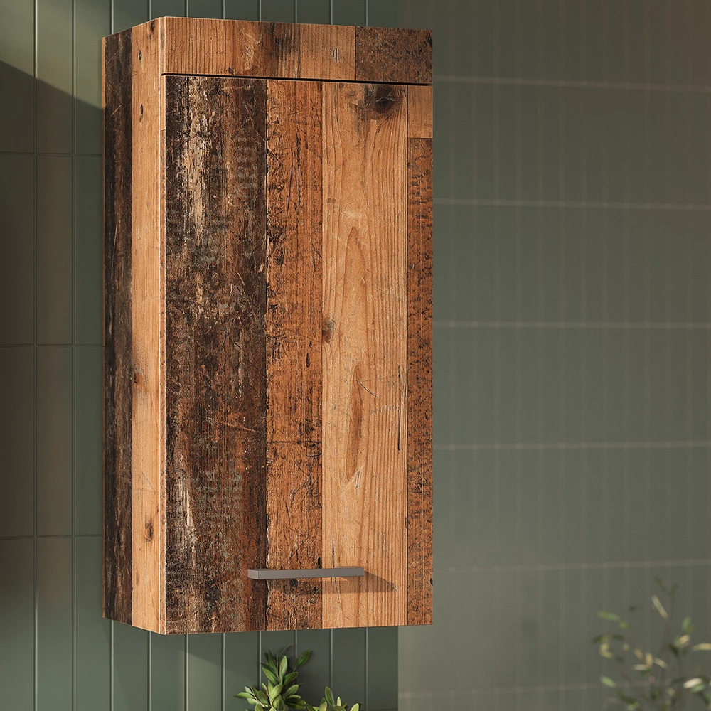 Gros plan de Armoire suspendue en Oldstyle, montrant la texture/les détails