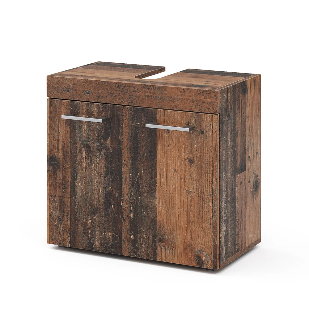 Meuble sous lavabo en Oldstyle sur fond blanc