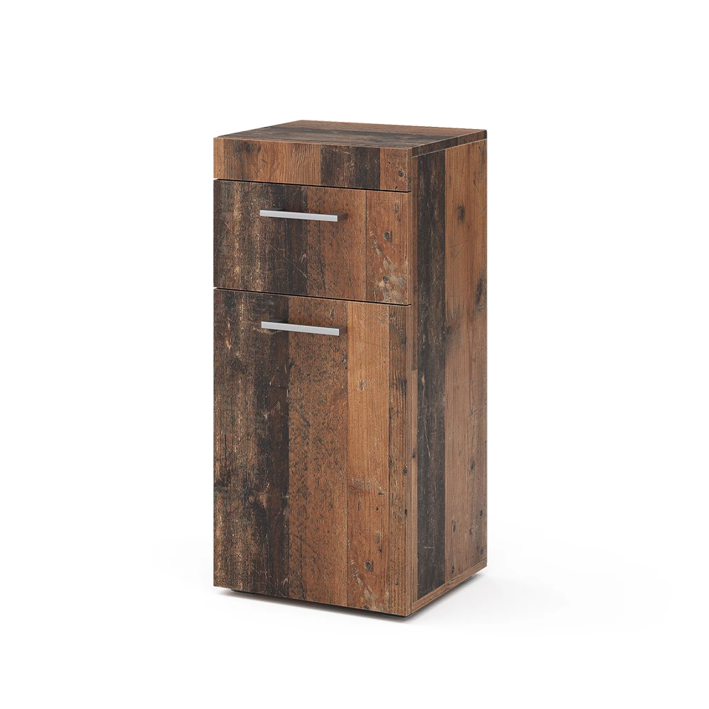 Midischrank in Oldstyle auf weißem Hintergrund