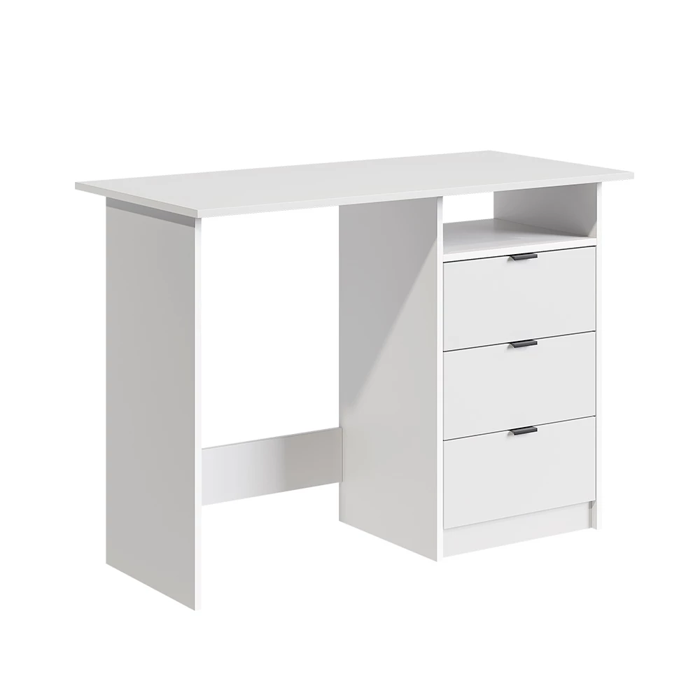Desk in White on white background